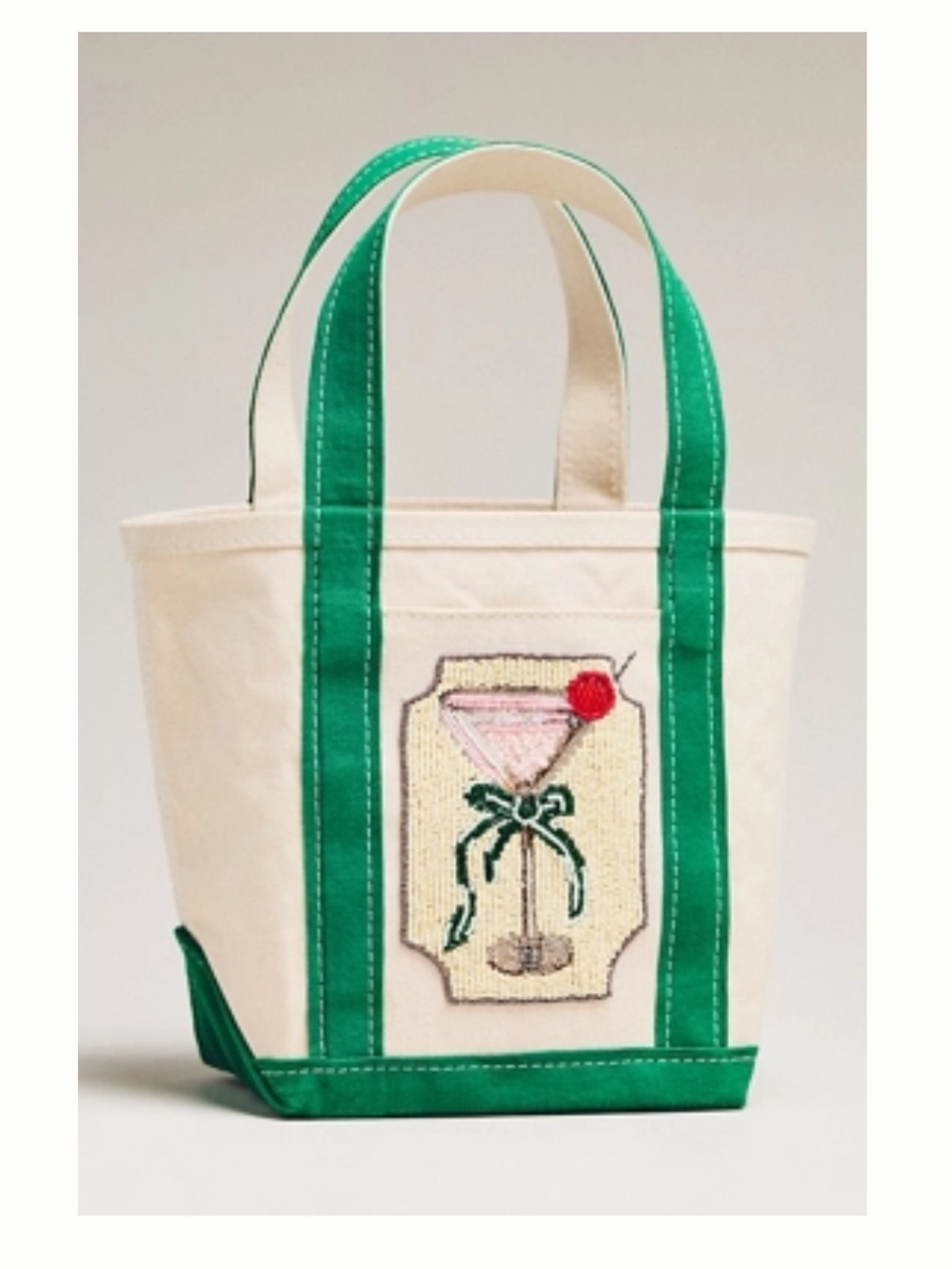 Anthropologie The Hartley Canvas Tote martini